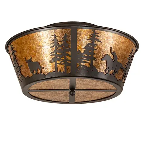 The Meyda Tiffany - Cowboy & Steer by Meyda Lighting - Image 3