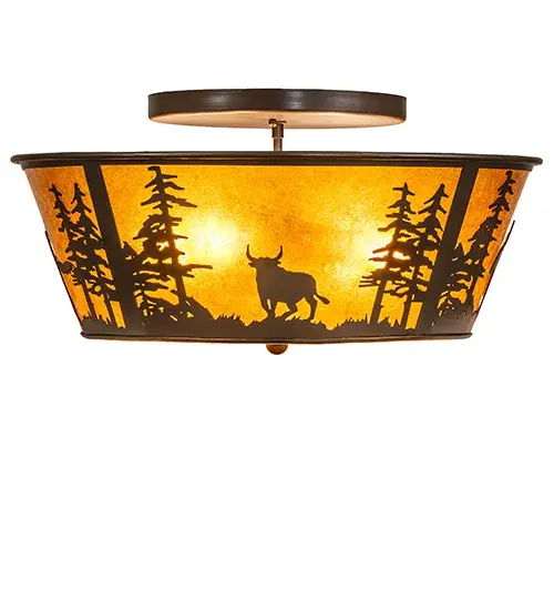The Meyda Tiffany - Cowboy & Steer by Meyda Lighting - Image 5