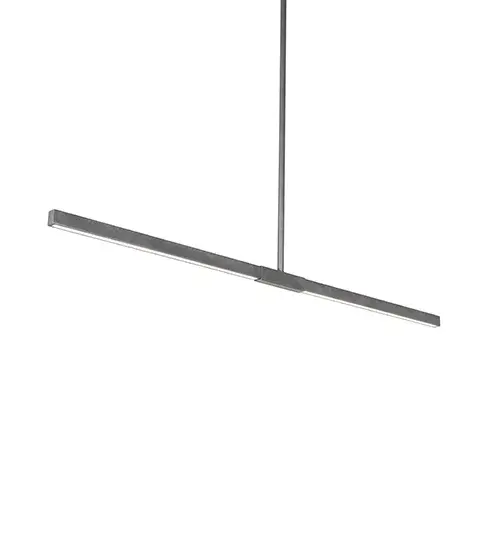 Trax is a sleek linear pendant that is ideal for delivering functional illumination. The extensive oblong pendant features a Statuario Idalight diffuser embraced with a Blackened Pewter frame and hardware. Dimmable integral LEDs produce beautiful; energy-efficient illumination for energy efficiency and long life. The minimalist style fixture is ideal for illuminating desks; islands and reception areas in offices; hotels; and other spaces in Washington; D.C.; Memphis; Tennessee; and Salt Lake City; Utah. The Trax Oblong Pendant is included in our American-made; American-designed; handcrafted; Modern Architectural Lighting Collection and manufactured in Yorkville; New York. UL and cUL listed for dry and damp locations. - alternate view