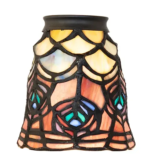 The Tiffany Peacock Feather by Meyda Lighting - Image 1
