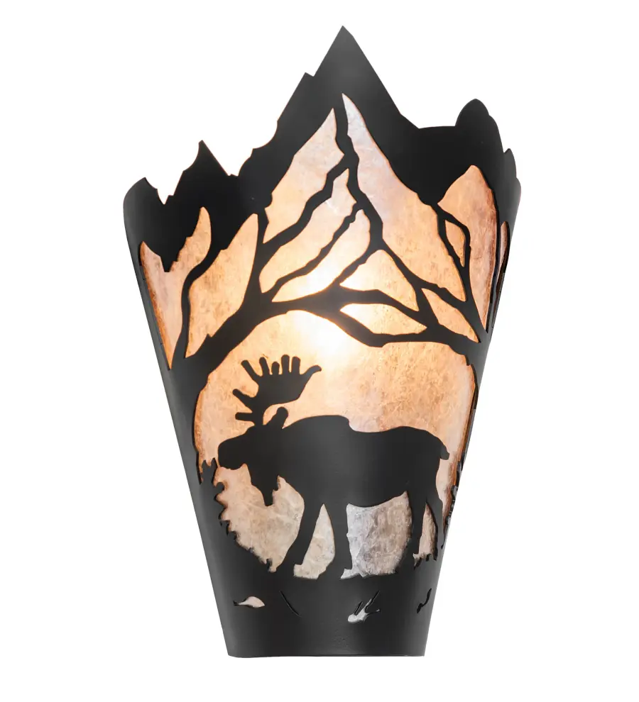 The Meyda Tiffany - Moose At Dawn by Meyda Lighting - Image 1