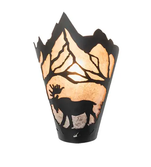 The Meyda Tiffany - Moose At Dawn by Meyda Lighting - Image 4