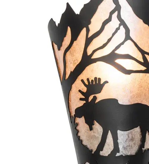 The Meyda Tiffany - Moose At Dawn by Meyda Lighting - Image 7
