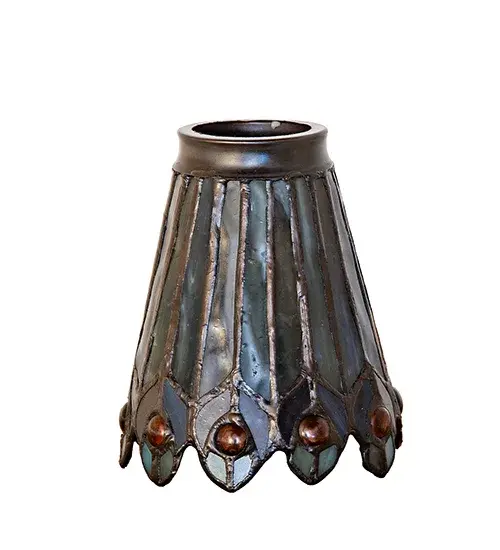 The Tiffany Jeweled Peacock by Meyda Lighting - Image 3