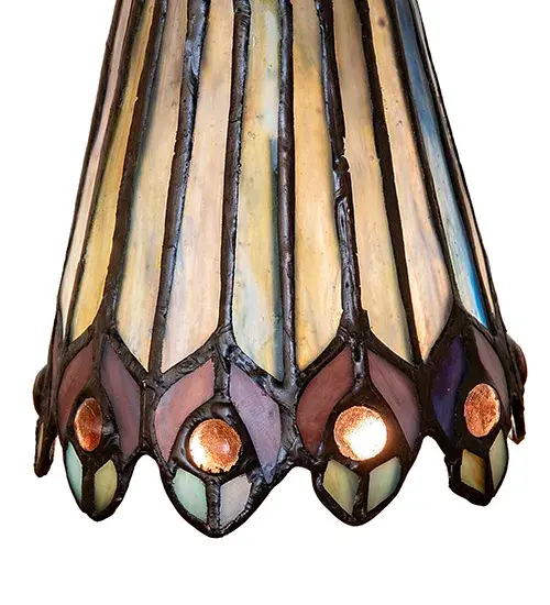 The Tiffany Jeweled Peacock by Meyda Lighting - Image 4