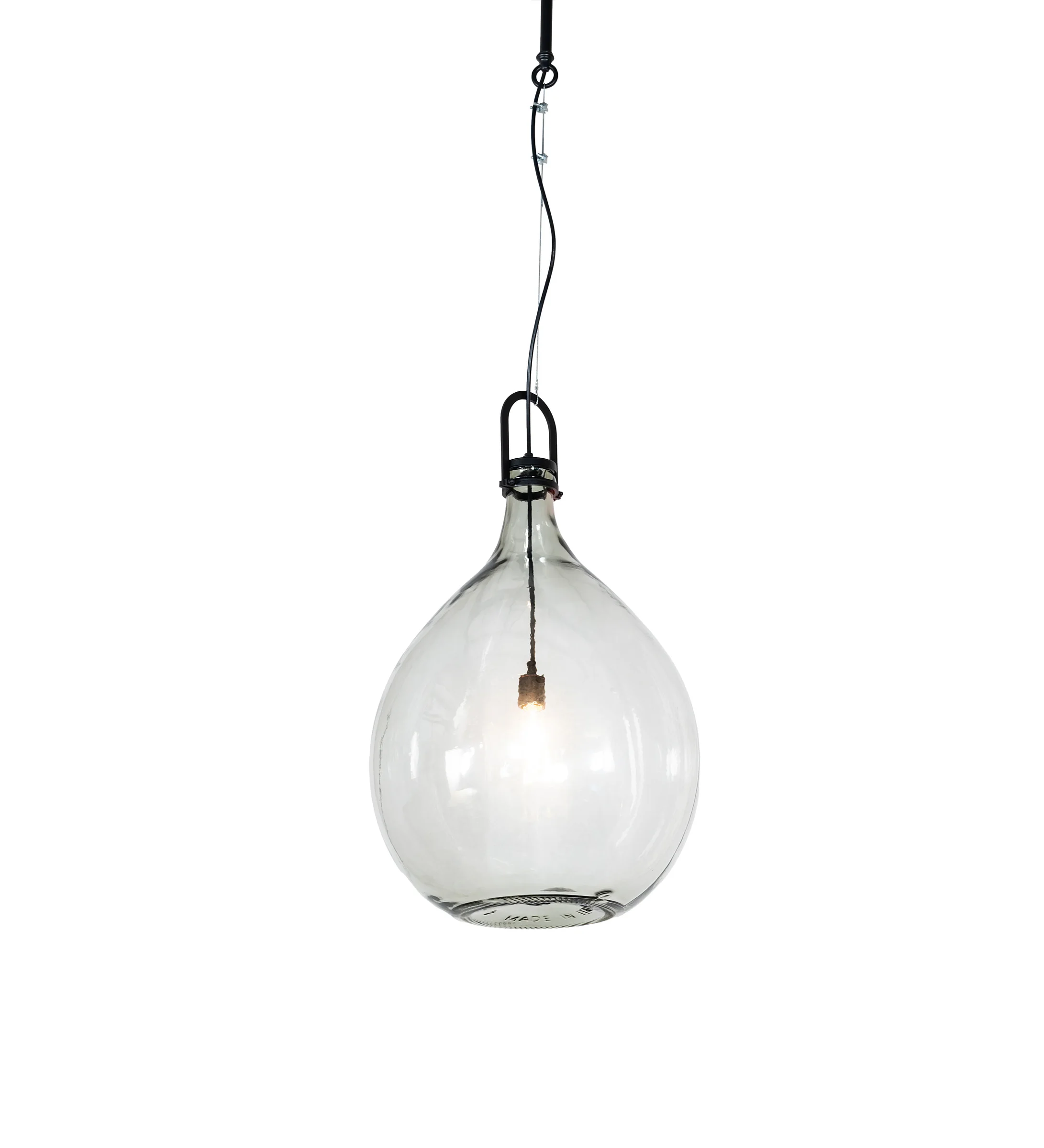 Euri Tanta LED Pendant in Textured Black