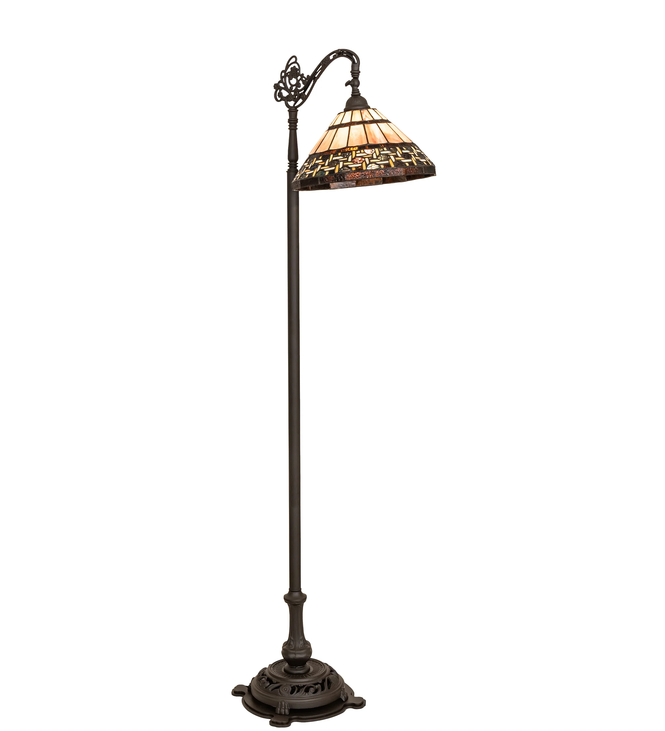 67" High Ilona Bridge Arm Floor Lamp