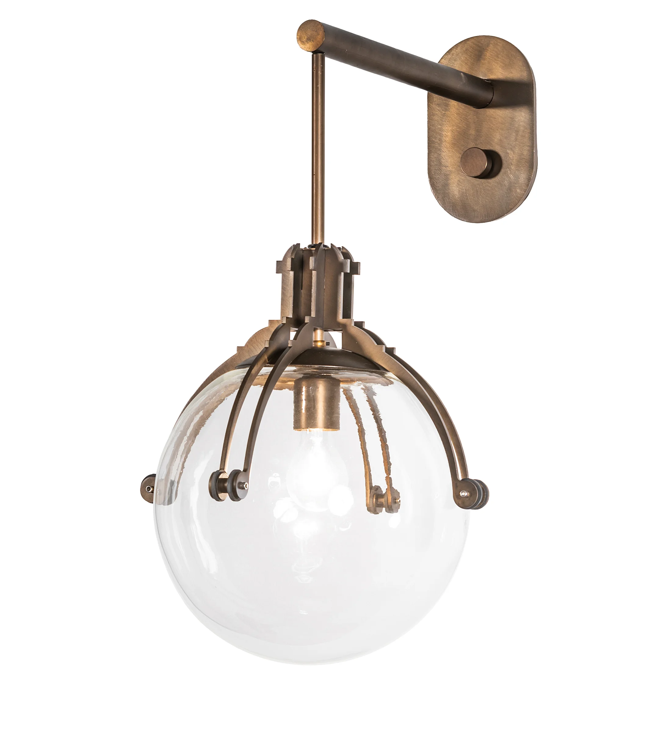 Bola LED Wall Sconce in Antique Copper