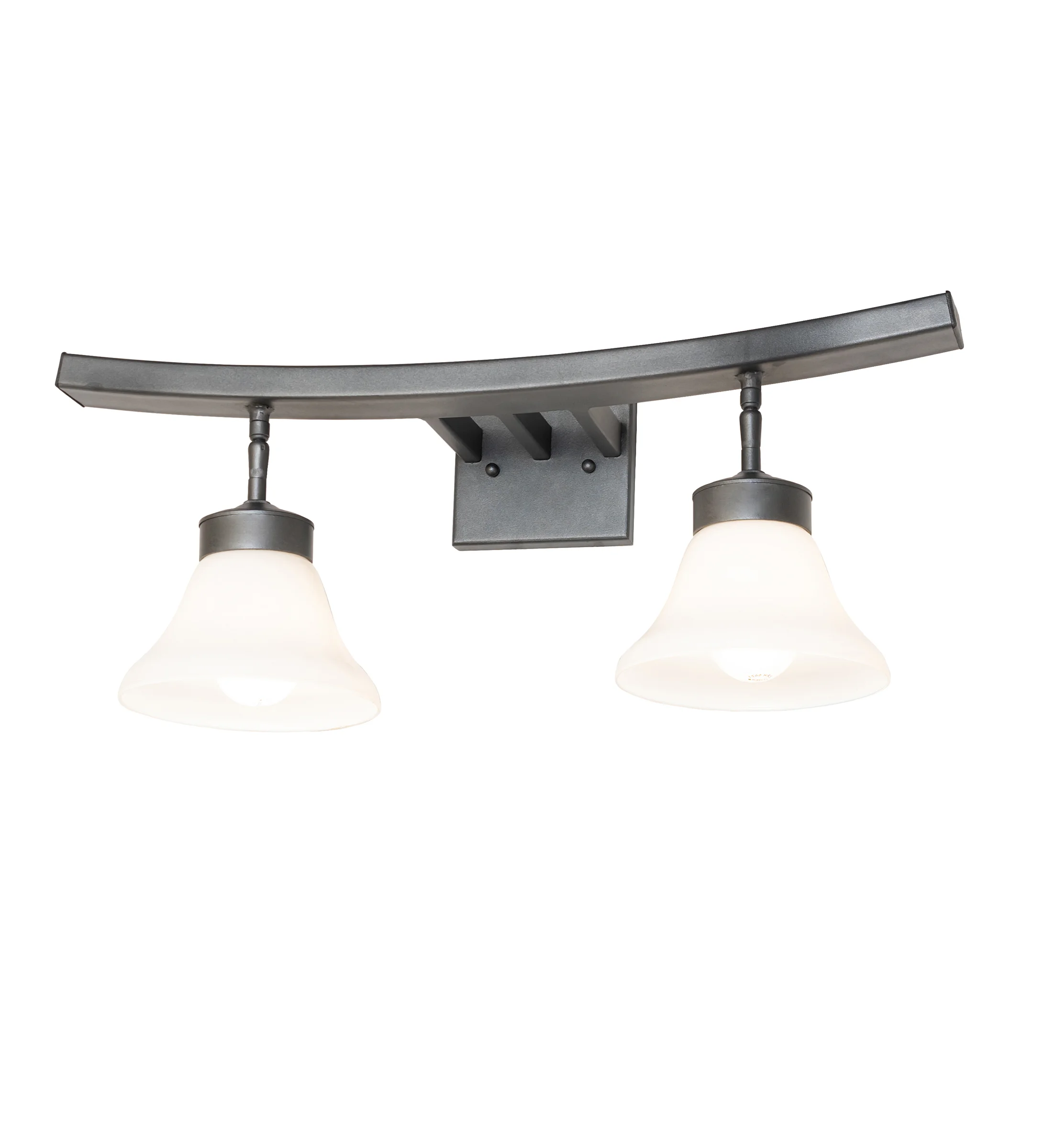 Leya Two Light Vanity in Blackened Pewter