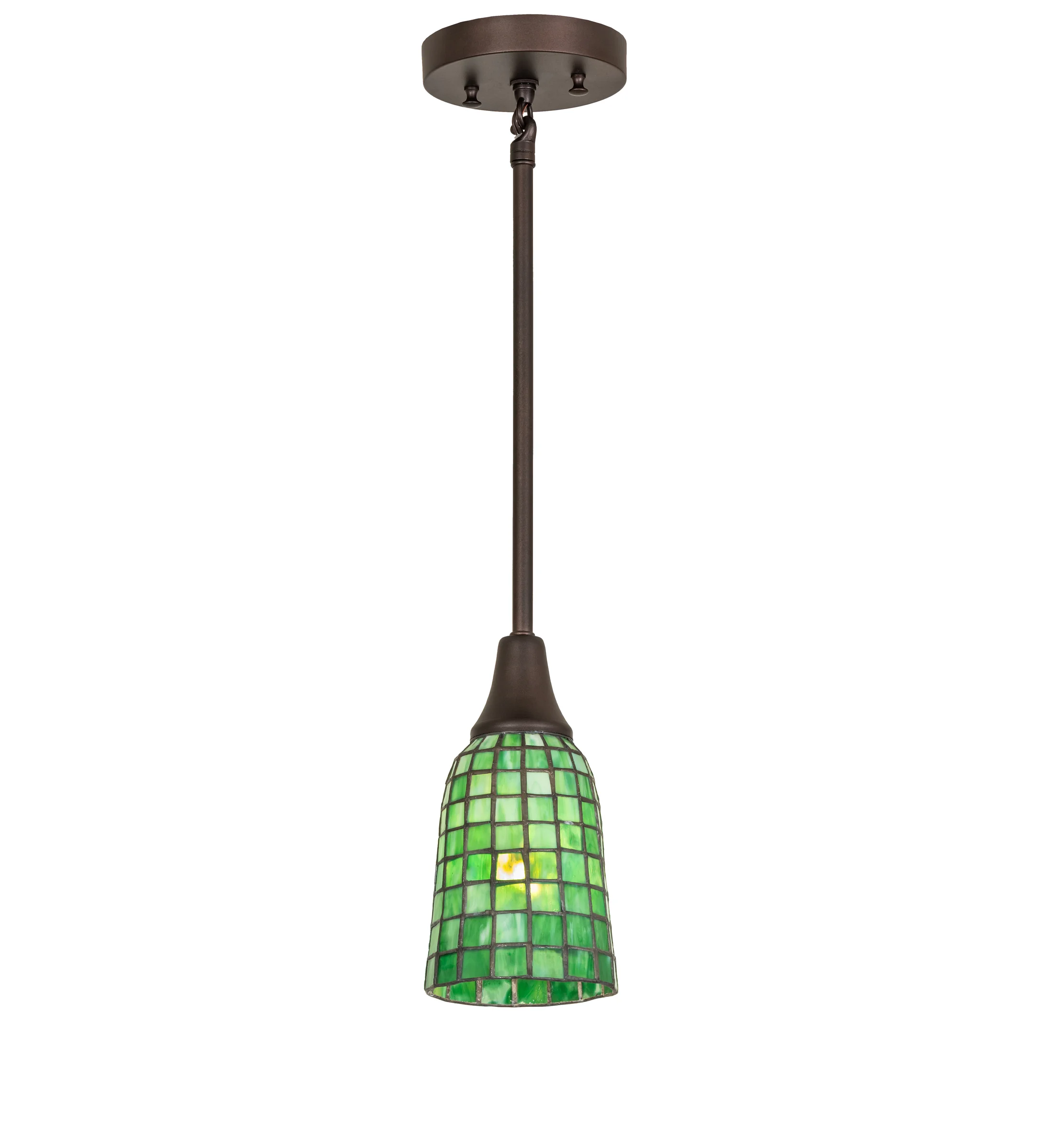 5" Wide Terra Esmeralda Mini Pendant