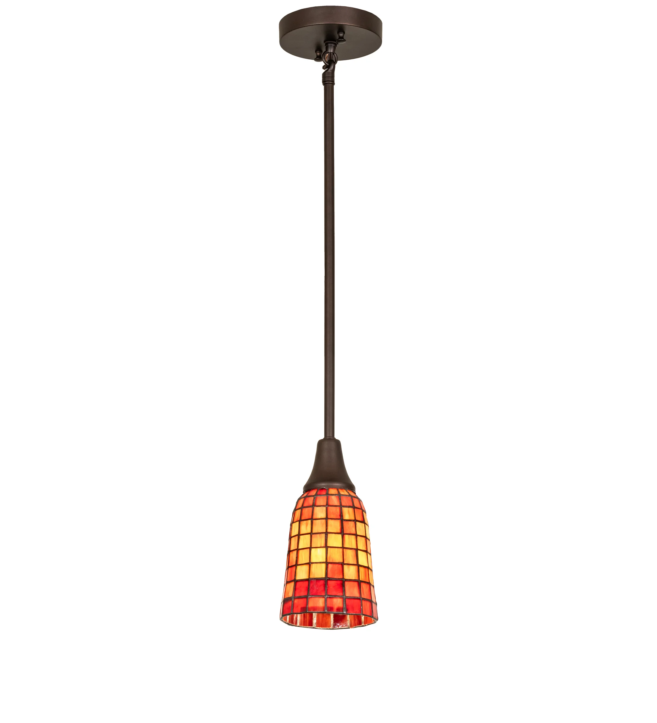 5" Wide Terra Naranja Mini Pendant