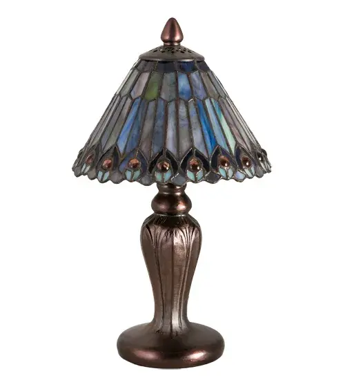 The Tiffany Jeweled Peacock by Meyda Lighting - Image 3