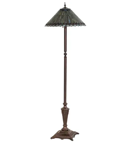 The Tiffany Jeweled Peacock by Meyda Lighting - Image 3