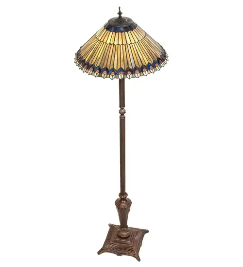 The Tiffany Jeweled Peacock by Meyda Lighting - Image 4