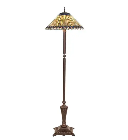 The Tiffany Jeweled Peacock by Meyda Lighting - Image 5