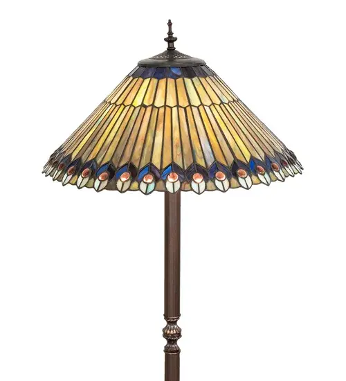 The Tiffany Jeweled Peacock by Meyda Lighting - Image 7