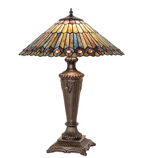 The Meyda Tiffany - Tiffany Jeweled Peacock by Meyda Lighting - Image 2