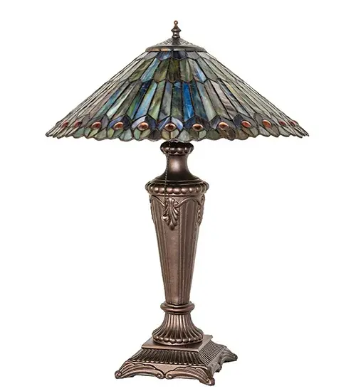 The Meyda Tiffany - Tiffany Jeweled Peacock by Meyda Lighting - Image 3