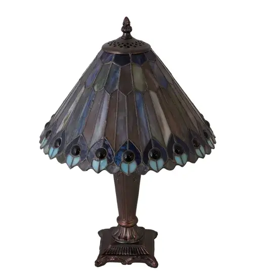 The Tiffany Jeweled Peacock by Meyda Lighting - Image 3