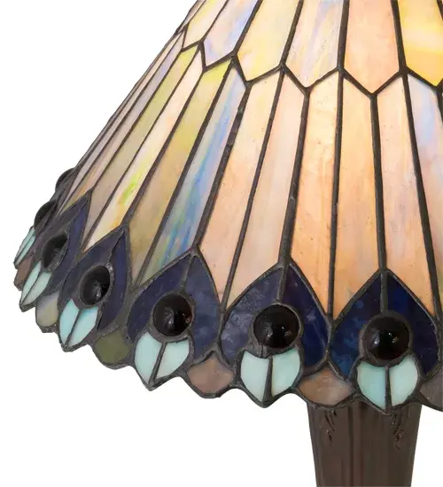 The Tiffany Jeweled Peacock by Meyda Lighting - Image 4