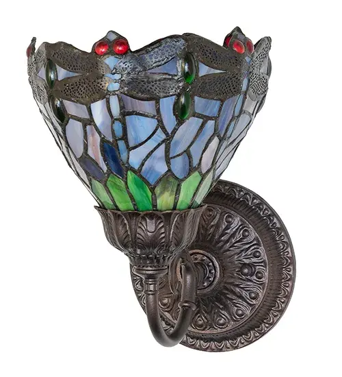 The Meyda Tiffany - Tiffany Hanginghead Dragonfly by Meyda Lighting - Image 3