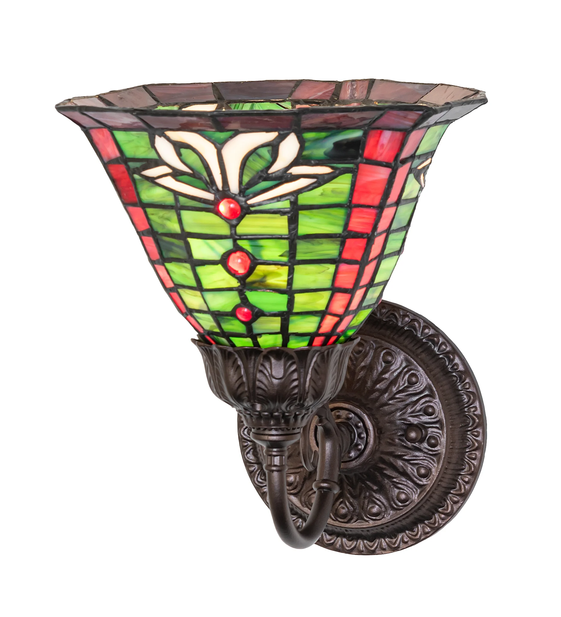 Dublin One Light Wall Sconce in Mahogany Bronze