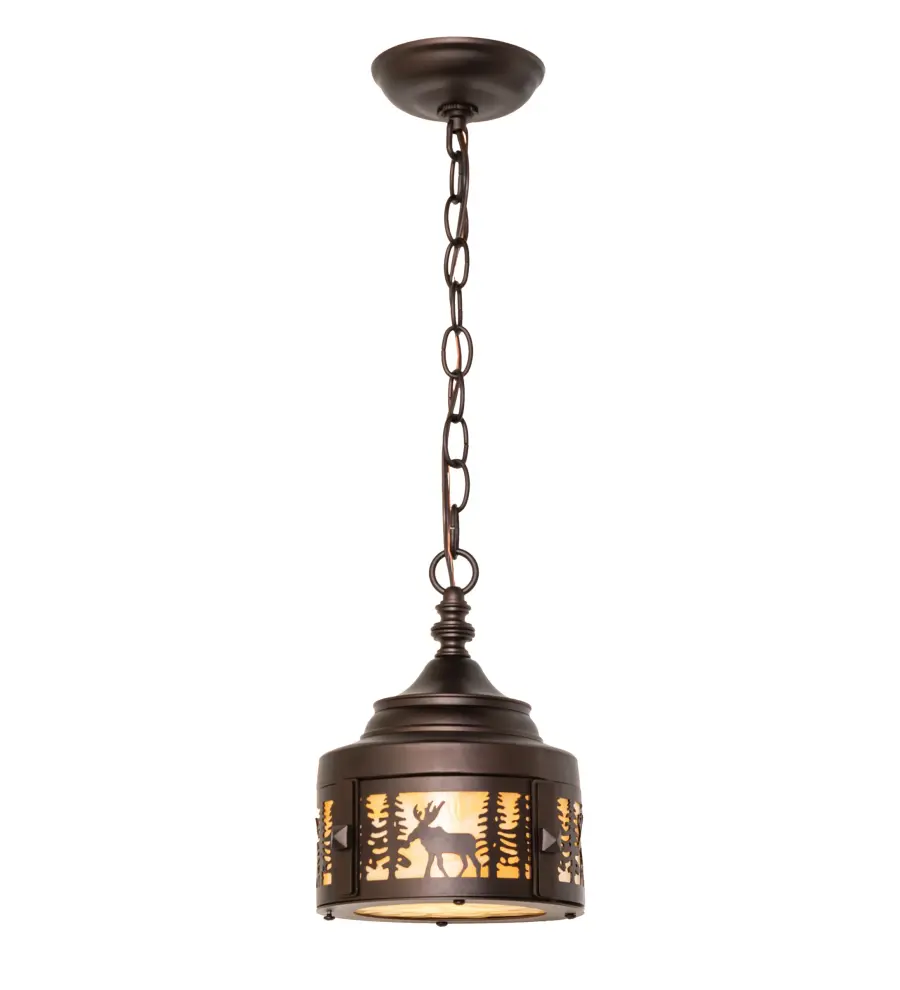 The Meyda Tiffany - Moose At Dusk by Meyda Lighting - Image 1