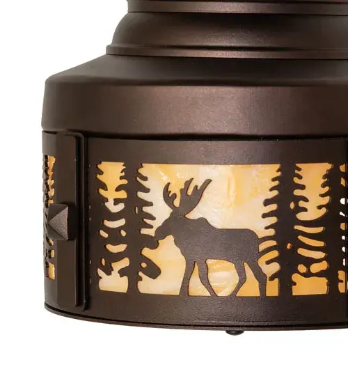 The Meyda Tiffany - Moose At Dusk by Meyda Lighting - Image 8