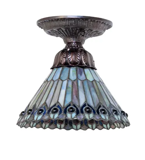The Tiffany Jeweled Peacock by Meyda Lighting - Image 3