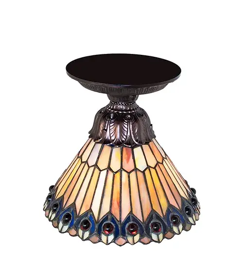 The Tiffany Jeweled Peacock by Meyda Lighting - Image 4