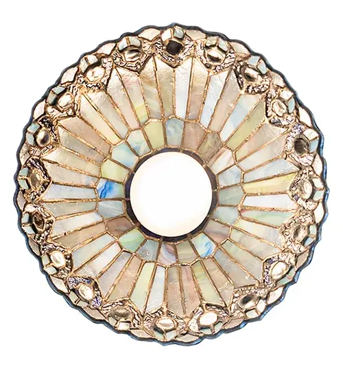 The Tiffany Jeweled Peacock by Meyda Lighting - Image 7