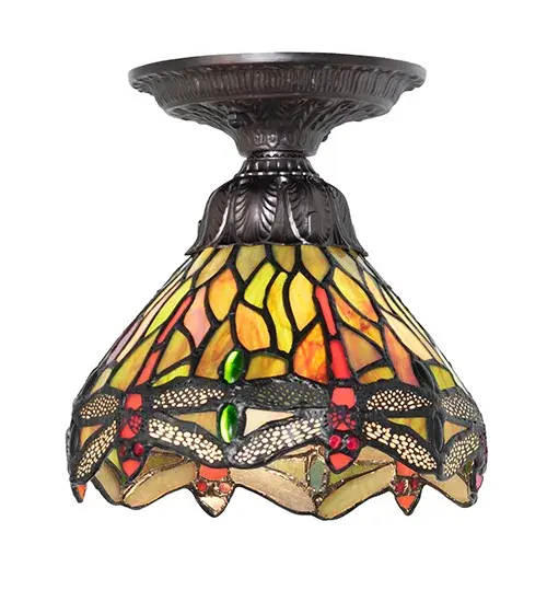 The Tiffany Hanginghead Dragonfly by Meyda Lighting - Image 2