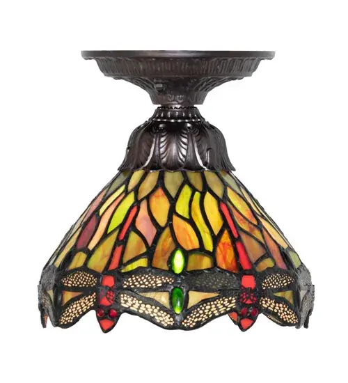 The Tiffany Hanginghead Dragonfly by Meyda Lighting - Image 5