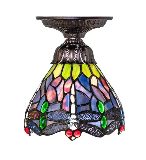 The Tiffany Hanging Head Dragonfly by Meyda Lighting - Image 5