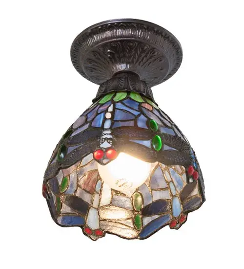 The Tiffany Hanging Head Dragonfly by Meyda Lighting - Image 6