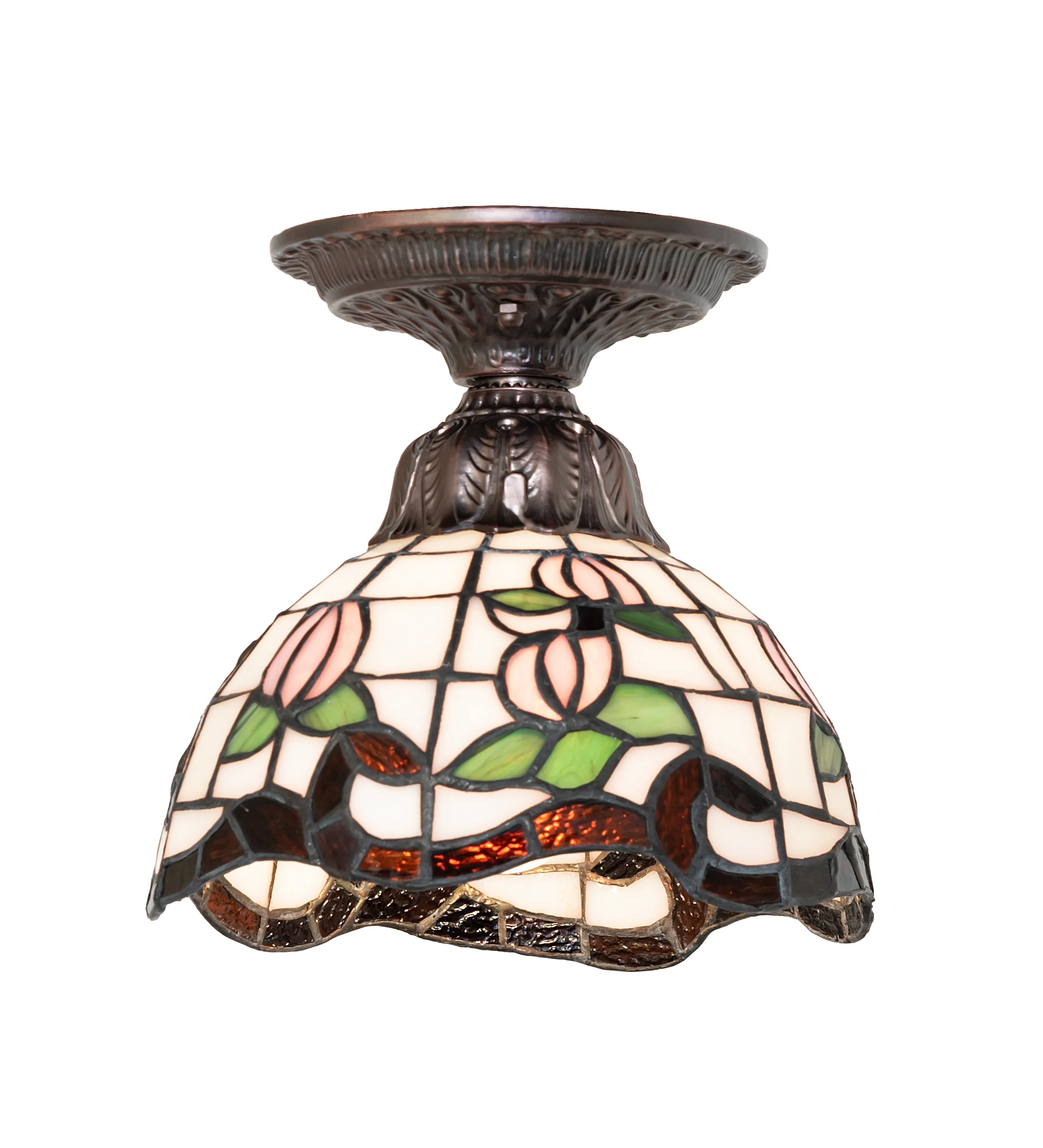 8" Wide Roseborder Flushmount