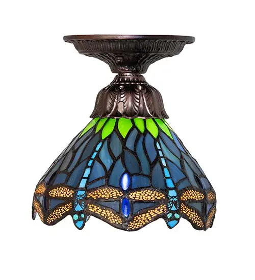 The Meyda Tiffany - Tiffany Hanginghead Dragonfly by Meyda Lighting - Image 5