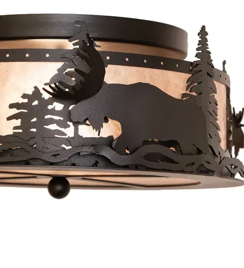 The Meyda Tiffany - Moose At Dusk by Meyda Lighting - Image 8