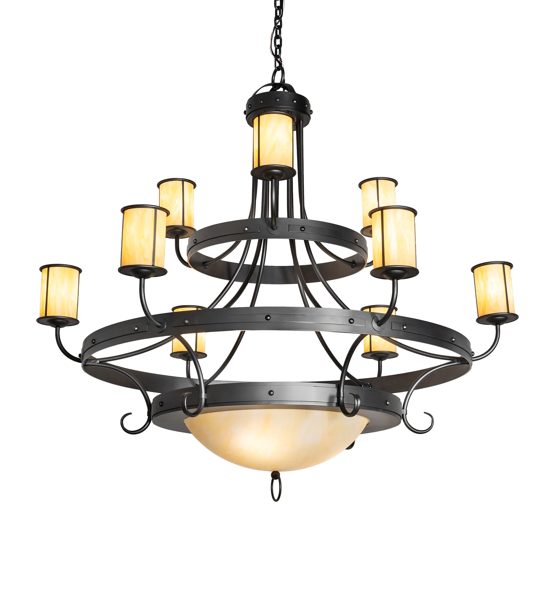 52" Wide Nehring 9 Light Chandelier