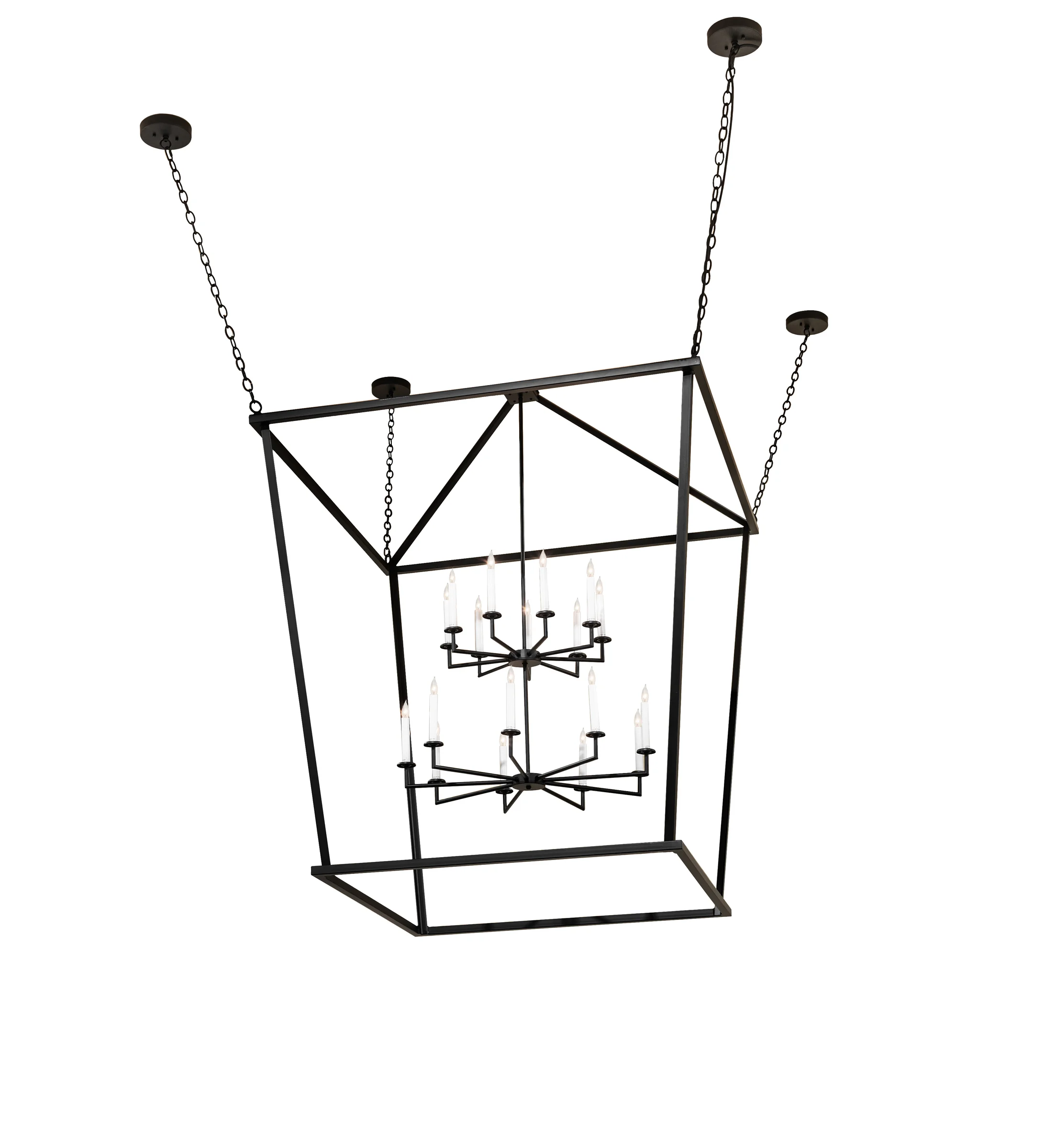 76" Square Kitzi Tapered Pendant