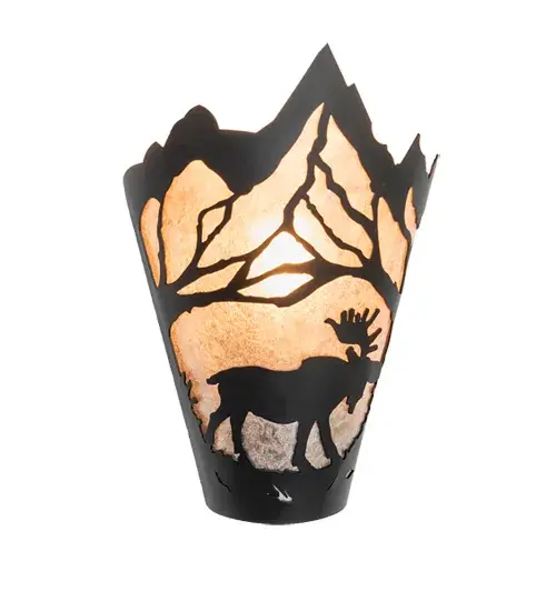 The Meyda Tiffany - Moose At Dawn by Meyda Lighting - Image 4