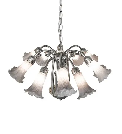 The Gray Tiffany Pond Lily by Meyda Lighting - Image 4