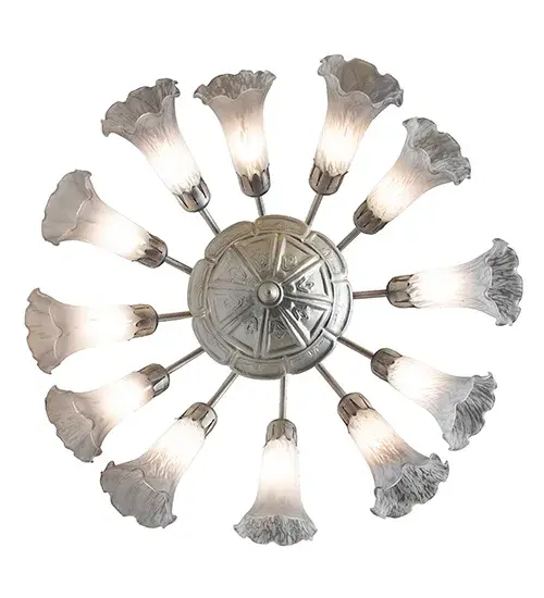 The Gray Tiffany Pond Lily by Meyda Lighting - Image 7