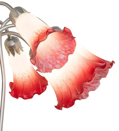 The Pink/White Tiffany Pond Lily by Meyda Lighting - Image 8