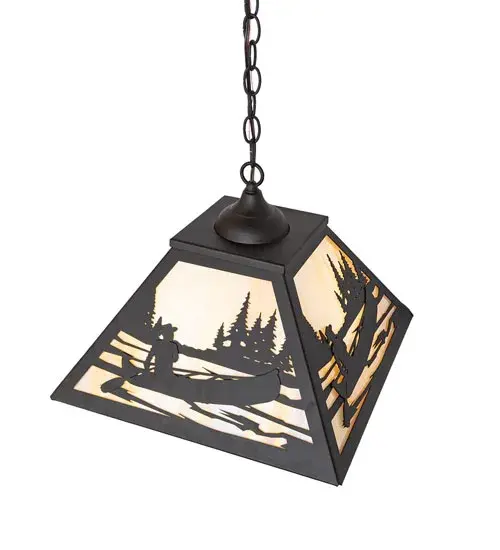 The Meyda Tiffany - Canoe At Lake by Meyda Lighting - Image 4