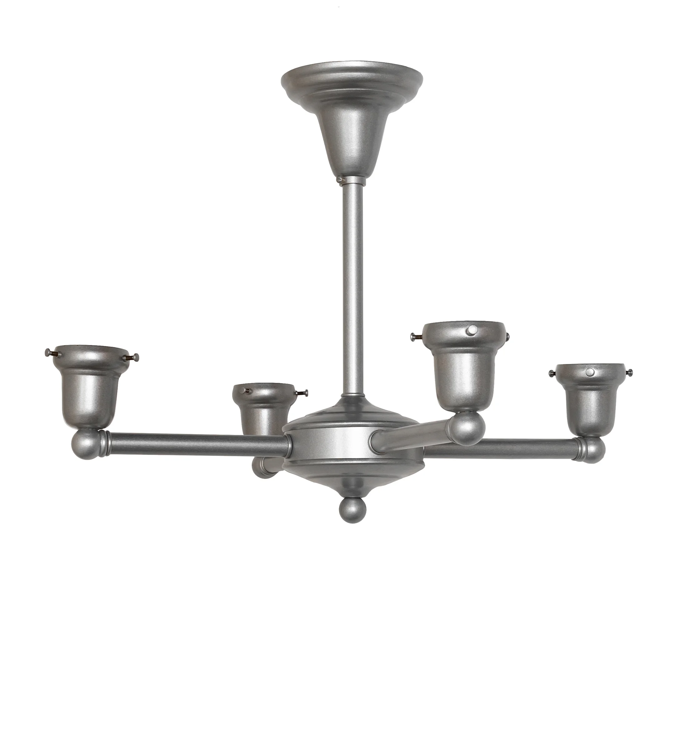 Revival Oyster Bay Four Light Chandelier Hardware in Light Sandstone