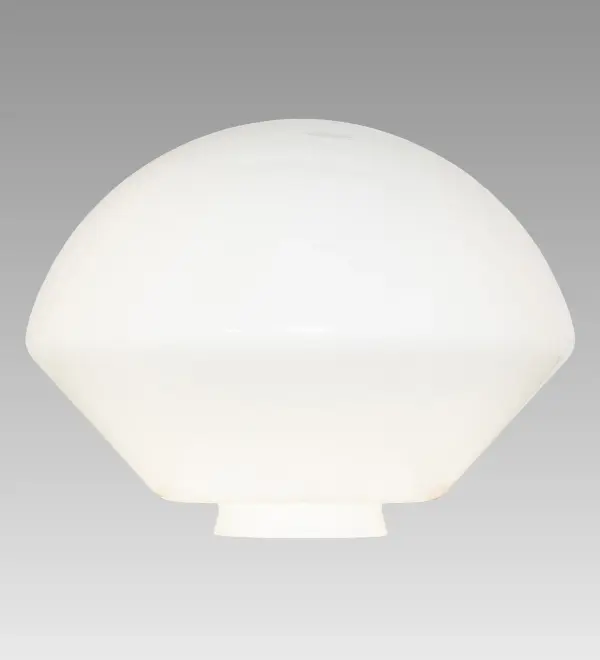 Restore the past with this beautifully formed White Opal Schoolhouse Glass shade featuring a traditional globe profile. This vintage-style shade offers a refined yet consistent, distinctive design that originated in traditional schoolhouses and public buildings in the early 1920s. The shade is perfect for dining spaces and corridors in homes, restaurants, and other public spaces and pairs well with hardware to build a ceiling pendant or flushmount. The Revival Schoolhouse Traditional Globe Shade is included in our American-designed, handcrafted Schoolhouse Lighting Collection. Collection: Revival Glass: White Opal Glass Width: 12.00" Height: 9.00" Length: 12.00" Weight: 3.00 lb Country of Origin: CHINA Safety Rating: Damp