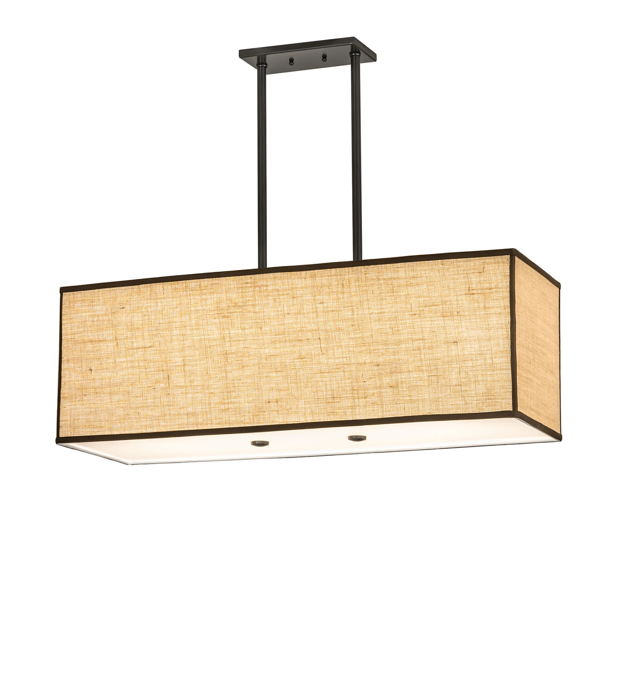 Quadrato Five Light Pendant in Timeless Bronze