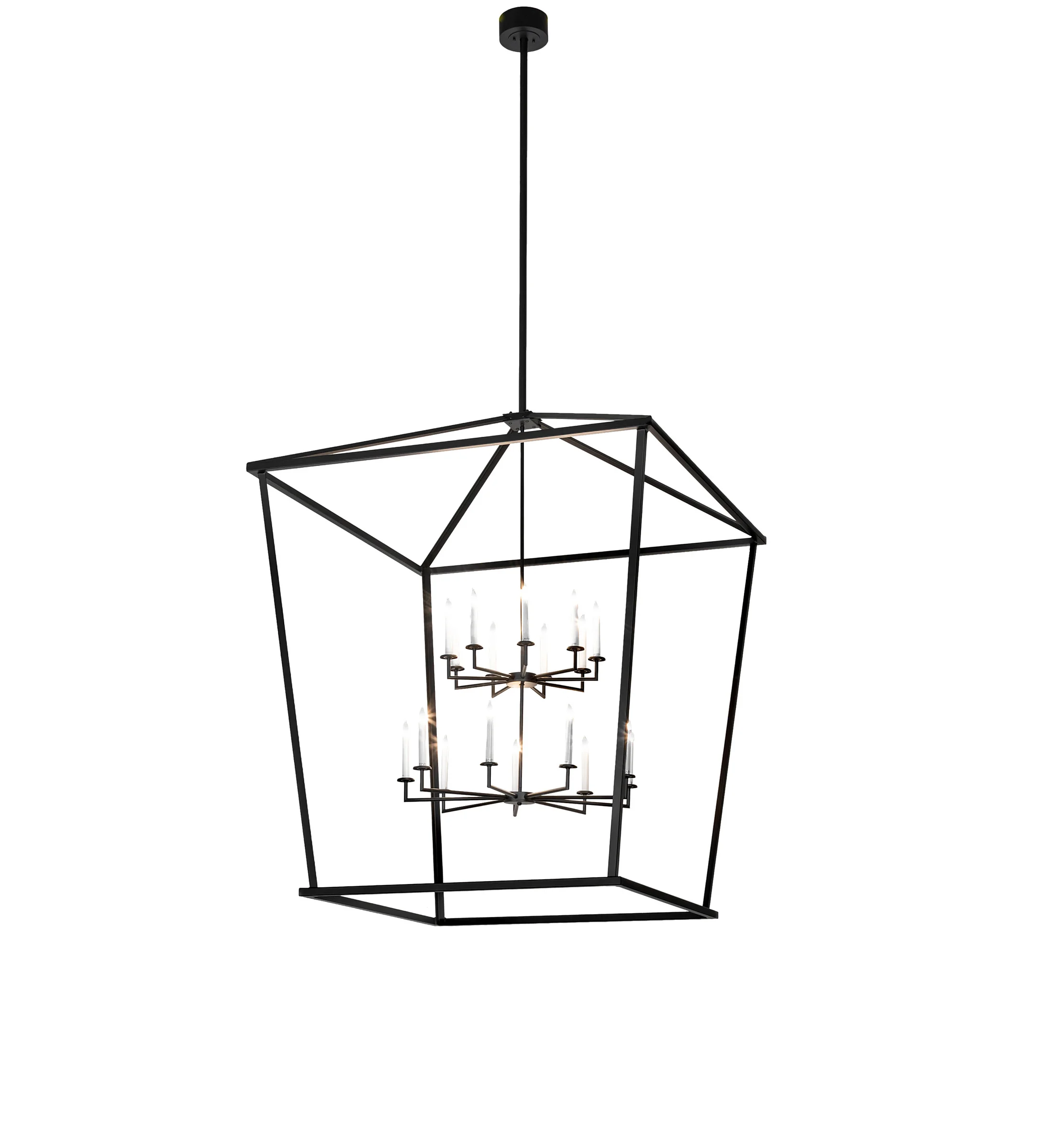 54" Square Kitzi Tapered Pendant