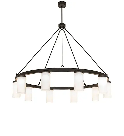 Every Meyda Tiffany item is a unique handcrafted work of art. Natural variations in the wide array of materials that we use to create each Meyda product make every item a masterpiece of its own. Photographs are a general representation of the product. Colors and designs will vary. Collection: Loxley Finish: Oil Rubbed Bronze Glass: Statuario Idalight Width: 76.00" Height: 80.00" Length: 76.00" Weight: 95.00 lb Number of Bulbs: 10 Maximum Wattage: 12.00 W Bulb Type: A19 Bulb Base: E26 Light Source: LED Material: Steel Country of Origin: USA Safety Rating: Damp LED - alternate view